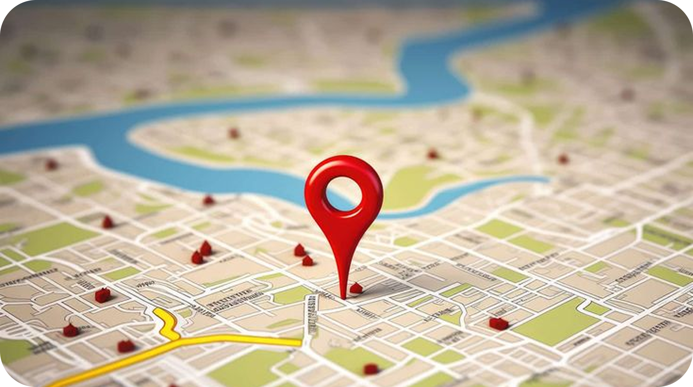 Service areas map